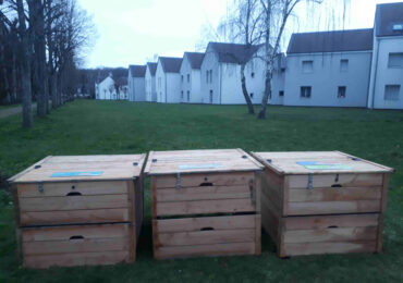 Un composteur collectif aux Ribelleries à Mettray